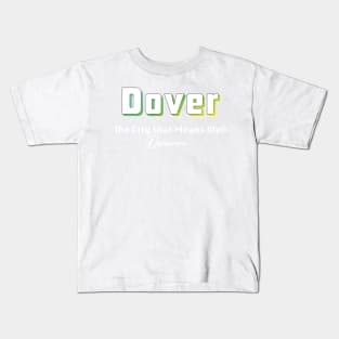 Dover Delaware Yellow Text Kids T-Shirt